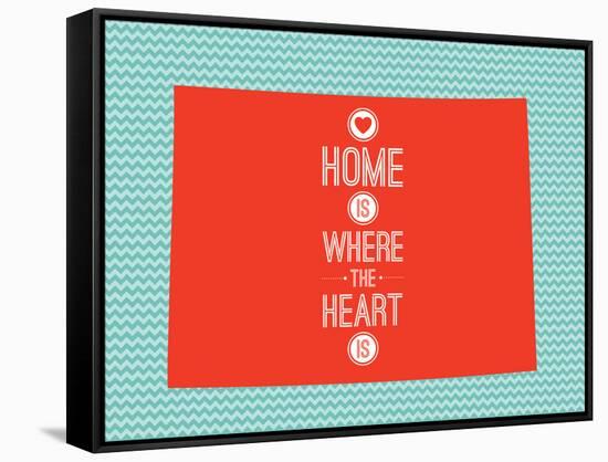 Home Is Where The Heart Is - Colorado-null-Framed Stretched Canvas