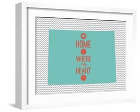 Home Is Where The Heart Is - Colorado-null-Framed Art Print