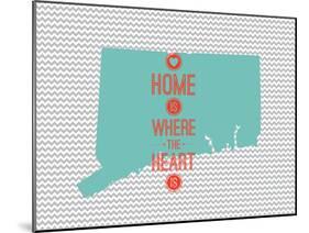 Home Is Where The Heart Is - Connecticut-null-Mounted Art Print