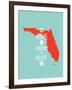 Home Is Where The Heart Is - Flordia-null-Framed Art Print