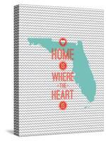 Home Is Where The Heart Is - Flordia-null-Stretched Canvas