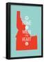 Home Is Where The Heart Is - Idaho-null-Framed Poster