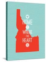 Home Is Where The Heart Is - Idaho-null-Stretched Canvas