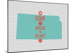 Home Is Where The Heart Is - Kansas-null-Mounted Art Print