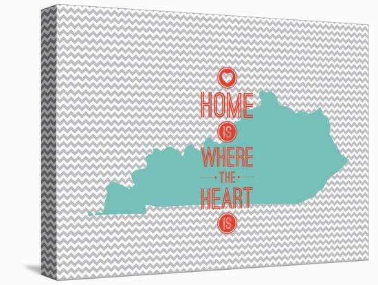 Home Is Where The Heart Is - Kentucky-null-Stretched Canvas