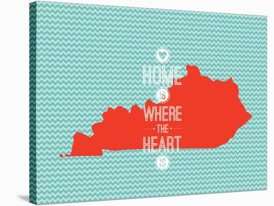 Home Is Where The Heart Is - Kentucky-null-Stretched Canvas