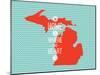 Home Is Where The Heart Is - Michigan-null-Mounted Art Print