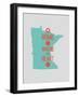 Home Is Where The Heart Is - Minnesota-null-Framed Art Print