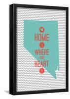 Home Is Where The Heart Is - Nevada-null-Framed Poster