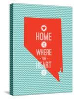 Home Is Where The Heart Is - Nevada-null-Stretched Canvas