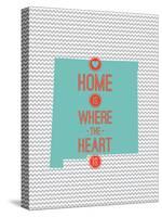 Home Is Where The Heart Is - New Mexico-null-Stretched Canvas