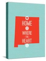 Home Is Where The Heart Is - New Mexico-null-Stretched Canvas