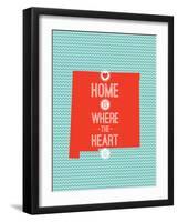 Home Is Where The Heart Is - New Mexico-null-Framed Art Print