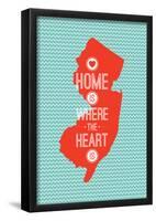 Home Is Where The Heart Is - New York-null-Framed Poster