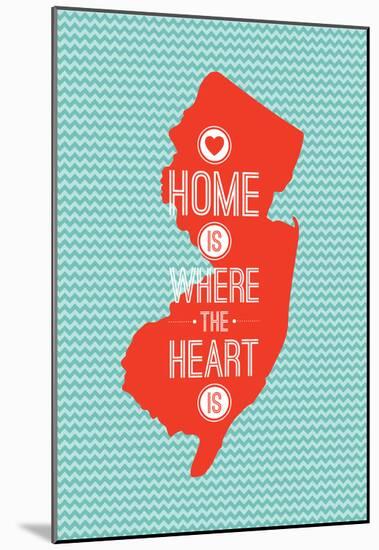 Home Is Where The Heart Is - New York-null-Mounted Poster