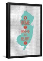 Home Is Where The Heart Is - New York-null-Framed Poster