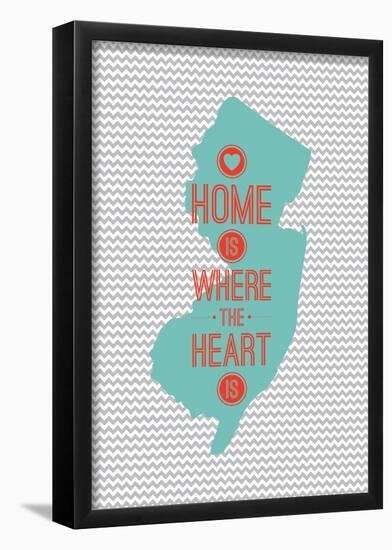 Home Is Where The Heart Is - New York-null-Framed Poster