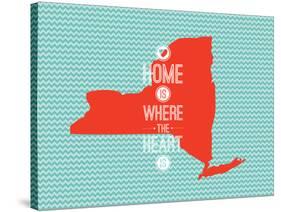 Home Is Where The Heart Is - New York-null-Stretched Canvas