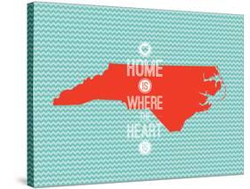 Home Is Where The Heart Is - North Carolina-null-Stretched Canvas