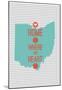 Home Is Where The Heart Is - Ohio-null-Mounted Poster