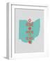 Home Is Where The Heart Is - Ohio-null-Framed Art Print