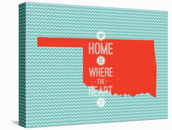 Home Is Where The Heart Is - Oklahoma-null-Stretched Canvas