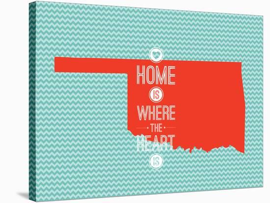 Home Is Where The Heart Is - Oklahoma-null-Stretched Canvas