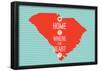 Home Is Where The Heart Is - South Carolina-null-Framed Poster