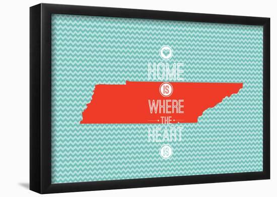 Home Is Where The Heart Is - Tennessee-null-Framed Poster