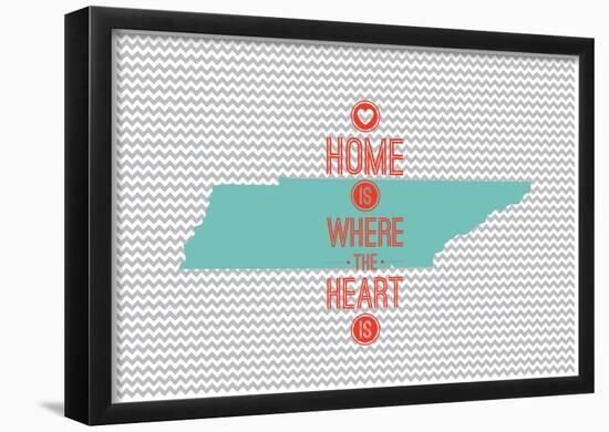 Home Is Where The Heart Is - Tennessee-null-Framed Poster