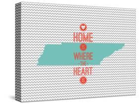 Home Is Where The Heart Is - Tennessee-null-Stretched Canvas