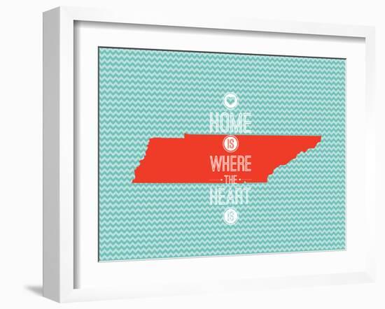 Home Is Where The Heart Is - Tennessee-null-Framed Art Print