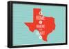 Home Is Where The Heart Is - Texas-null-Framed Poster