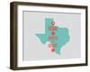 Home Is Where The Heart Is - Texas-null-Framed Art Print