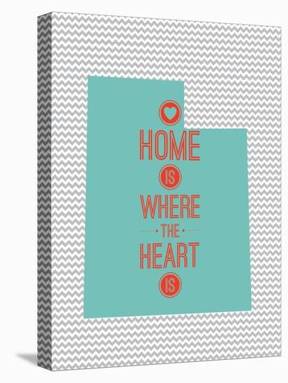 Home Is Where The Heart Is - Utah-null-Stretched Canvas