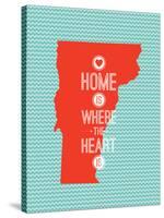 Home Is Where The Heart Is - Vermont-null-Stretched Canvas