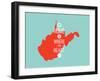 Home Is Where The Heart Is - West Virginia-null-Framed Art Print