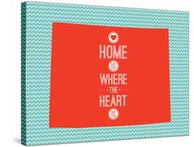 Home Is Where The Heart Is - Wyoming-null-Stretched Canvas