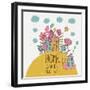 Home is Where You Heart Is-smilewithjul-Framed Art Print