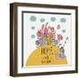 Home is Where You Heart Is-smilewithjul-Framed Art Print