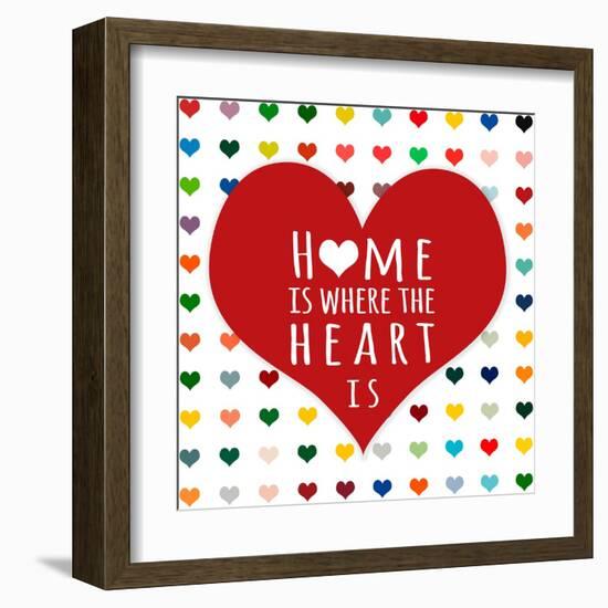 Home Is Where-Shelley Lake-Framed Art Print