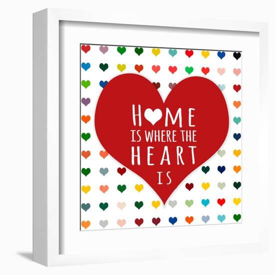 Home Is Where-Shelley Lake-Framed Art Print