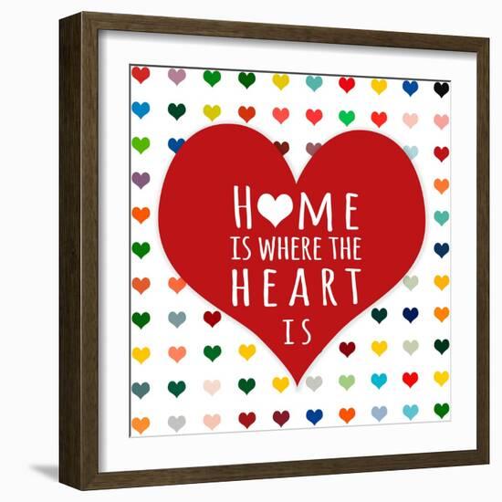 Home Is Where-Shelley Lake-Framed Art Print