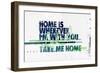 Home is Wherever I'm with You, 2017 (Collage on Canvas)-Teis Albers-Framed Giclee Print