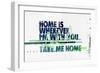 Home is Wherever I'm with You, 2017 (Collage on Canvas)-Teis Albers-Framed Giclee Print