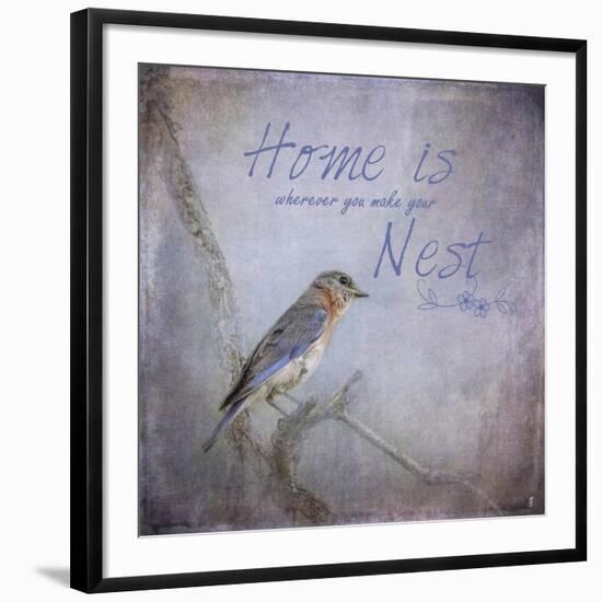 Home Is Wherever You Make Your Nest-Jai Johnson-Framed Giclee Print