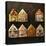 Home-Made Gingerbread in the Shape of Small Houses-null-Stretched Canvas