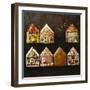Home-Made Gingerbread in the Shape of Small Houses-null-Framed Photographic Print