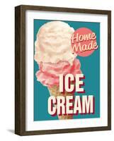 Home Made Ice Cream-Retroplanet-Framed Giclee Print