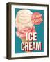 Home Made Ice Cream-Retroplanet-Framed Giclee Print